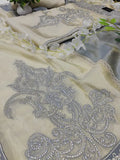 Ivory Mist Regal Embroidered Suit Set