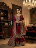 Premium Organza Embroidered Suit