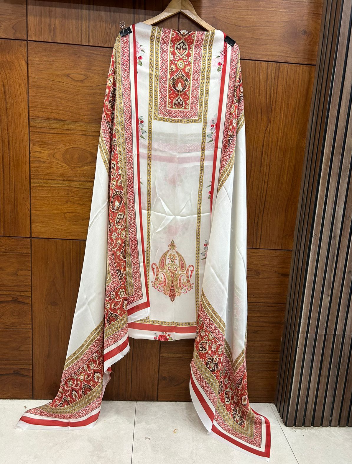 Premium Satin Silk Printed Suit with Designer Dupatta